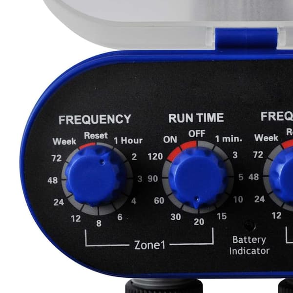 vidaXL Automatiske Havevanding Elektroniske Timer Dobbelt Udtag