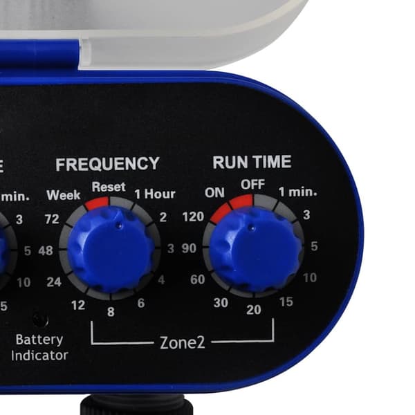 vidaXL Automatiske Havevanding Elektroniske Timer Dobbelt Udtag