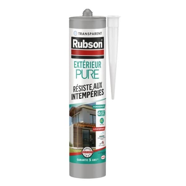 Spackel - RUBSON - PURE - Exteriör - Transparent - 280ml