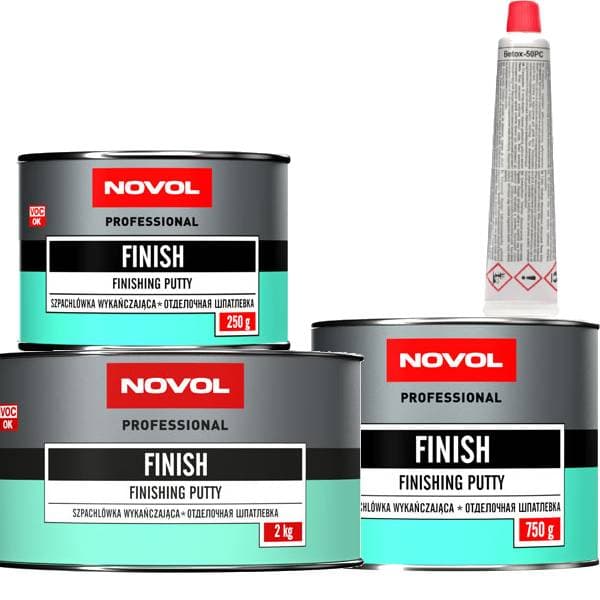 FINISH - NOVOL FINISHING PUTTY + Härdare
