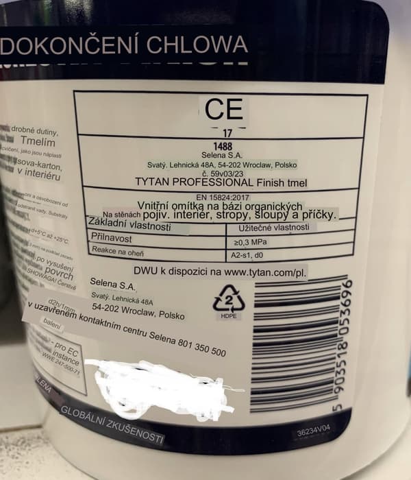 Viimeistely akryylikitti 1,5 kg