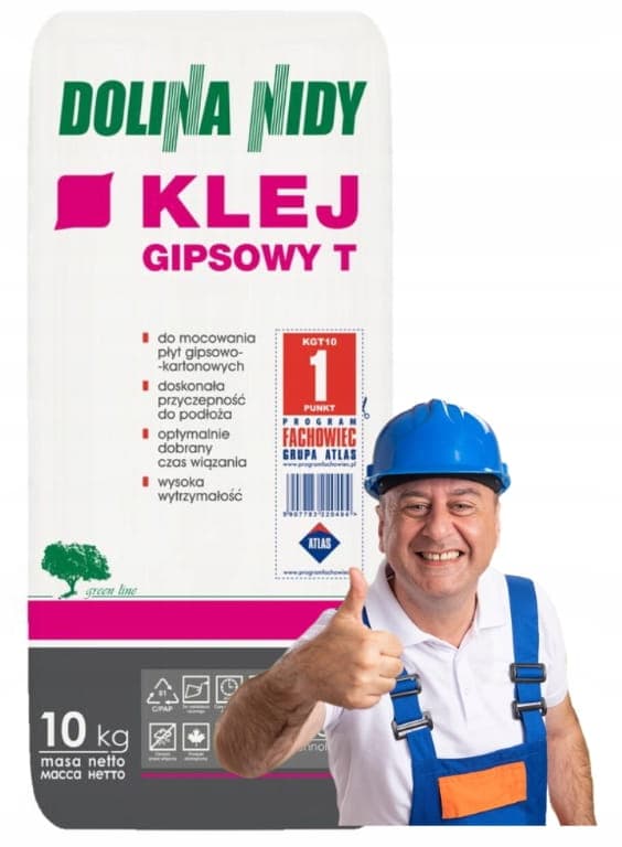 Nidy Valleyn kipsiliima T 10 kg kipsilevyjen kiinnittämiseen