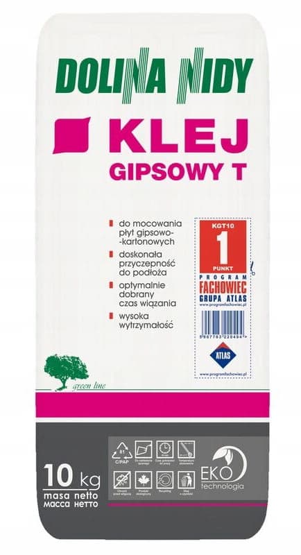 Nidy Valleyn kipsiliima T 10 kg kipsilevyjen kiinnittämiseen