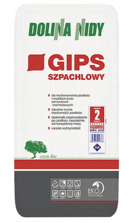 Nidy Valley Gipsmassa 15 kg ljusgrå