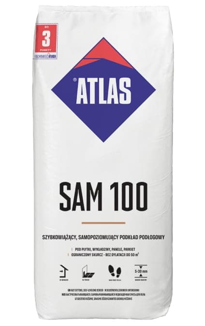 Atlas Itsetasoittuva lattia 5–30 mm 25 kg