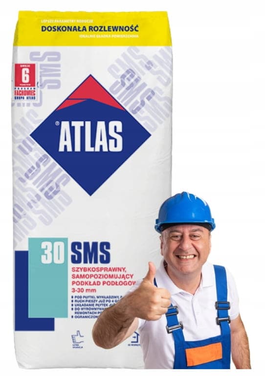 Atlas Sms 30 Självnivellerande golvunderlag 25 kg