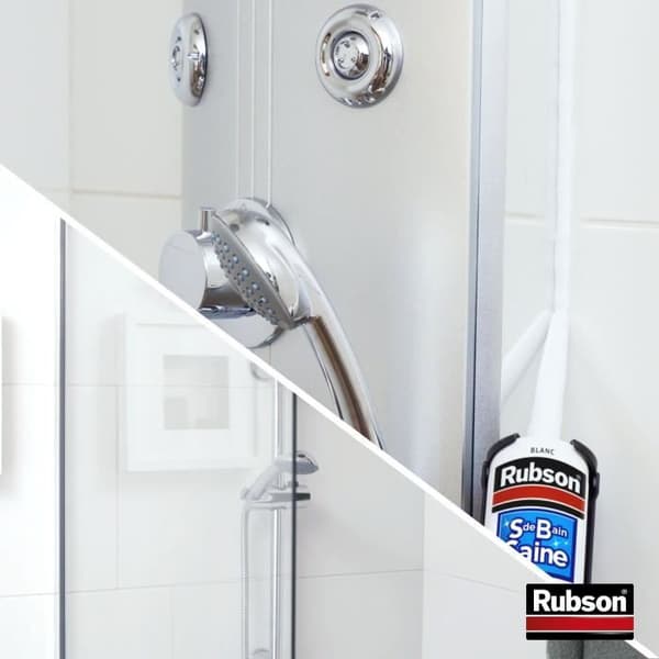 Sanitetsfogmassa - RUBSON - 2690812 - Hälsosamt badrum - Stoppa mögel - Vit - 280ml