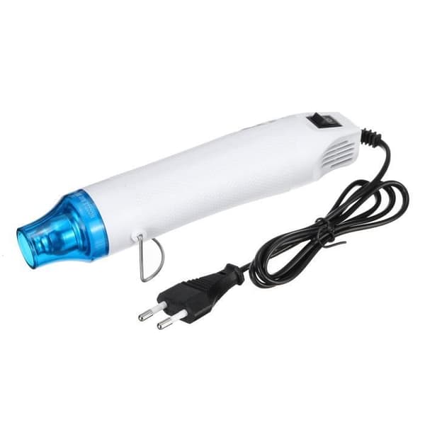 Värmepistol Mini Varmluftspistol 300W VIT