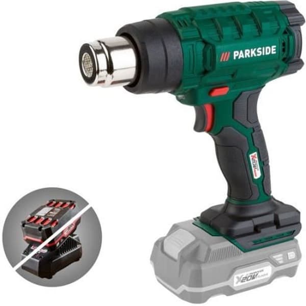 PARKSIDE® sladdlös värmepistol »PHLGA 20-Li A1«, 20 V