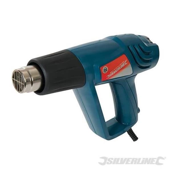 SILVERLINE Silverstorm 2000W justerbar värmepistol