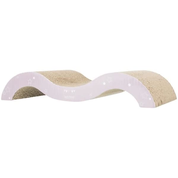 Onda Junior skrapa - TRIXIE - 38x7x18 cm - Beige färg - För att hålla din katts naglar friska