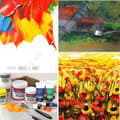 Miniatyrbild 2 av 4: Rostfri målartapetskrapa med brunaktigt trähandtag - Set om 5 - TEKNISK RABATT