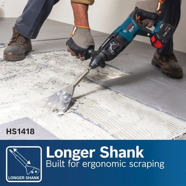 Bosch skrapa - HS1418 - Bulldogar SDS-Plus(R) golvskrapa 5" x 11"
