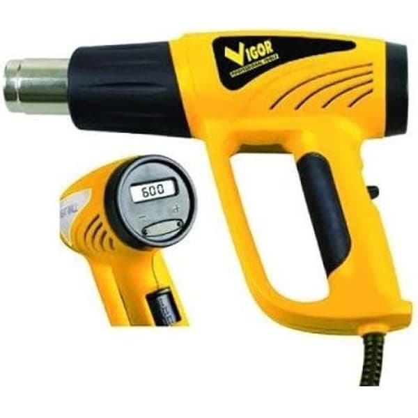 Hårtork - VIGOR - VSV 2100-E - 2000 W - Temperat r 60/150/300/450/600 °C - Luftflöde 200-500 l/min