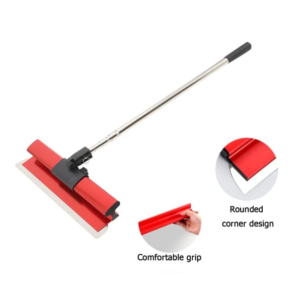 Drywall Glat Trowel Børste, Holdbart Rustfrit Stål, Ergonomisk Greb, Ideel til Indvendige Vægge
