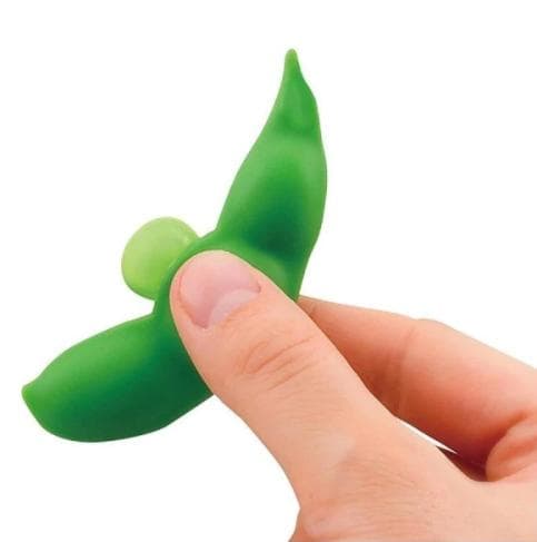 Grön Sensory Leksak Green Beans Bönor Fidget Böna Toys Leksak