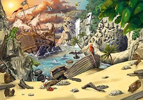 Ravensburger The Pirate Adventure - Contour Puzzle - 368 kpl - Taide - Lapset - 9 vuotta (12954)