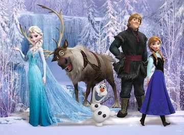 Ravensburger puslespil Disney Frozen: In the realm the Snow Queen - Jigsaw puslespil - 100 brikker
