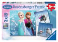 Miniatyrbillede 1 af 4: Ravensburger puslespil Disney Frozen: Adventure in Winterland - 3x49 brikker - børnepuslespil