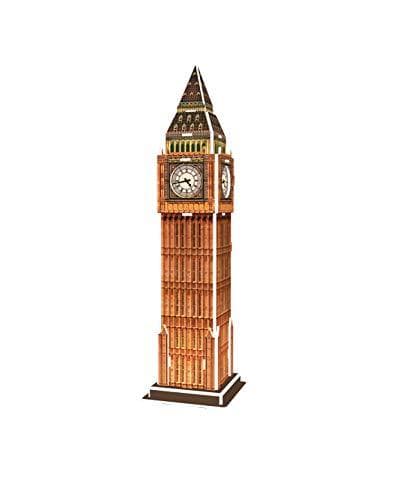 Revell 3D Puzzle 00120 Big Ben, et vartegn i London Oplev verden i 3D, sjovt håndværk for unge og gamle, farvede