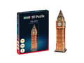 Miniatyrbillede 1 af 5: Revell 3D Puzzle 00120 Big Ben, et vartegn i London Oplev verden i 3D, sjovt håndværk for unge og gamle, farvede