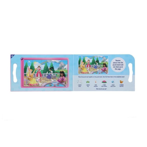 Melissa & Doug magnetisk puslespil prinsesse 2x 15 brikker