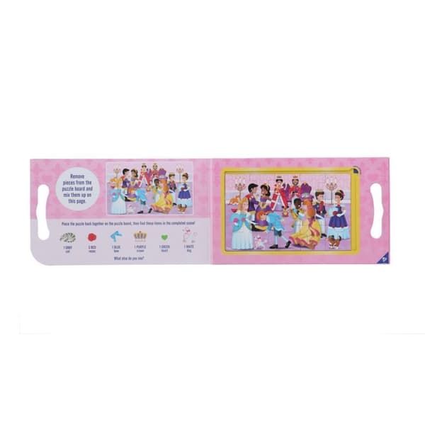 Melissa & Doug magnetisk puslespil prinsesse 2x 15 brikker