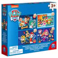 Miniatyrbillede 4 af 4: Paw Patrol skoæske 4 træpuslespil 12-16-20-24 brikker