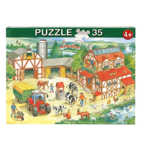 Puslespil 35/63/112 brikker assorteret