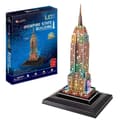 Miniatyrbillede 1 af 5: Cubic Fun 3D-puslespil Empire State Building + LED-belysning 58 brikker
