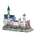 Miniatyrbillede 2 af 4: Cubic Fun 3D-puslespil Neuschwanstein Slot + LED-belysning 128 stykker