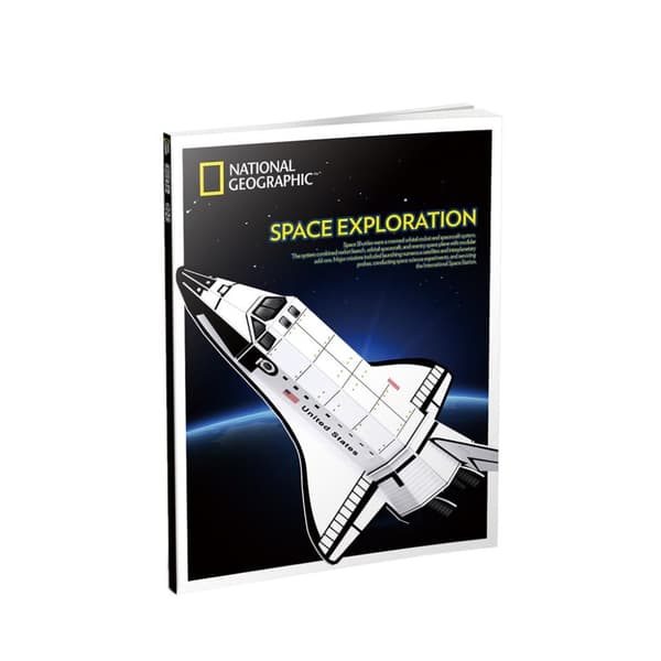 Cubic Fun National Geographic 3D-puslespil Rumudforskning 65 brikker