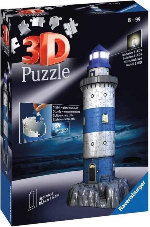 Ravensburger - Fyr om natten, 216 stykker (PR-125777)
