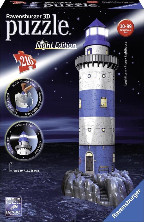 Ravensburger - Fyr om natten, 216 stykker (PR-125777)