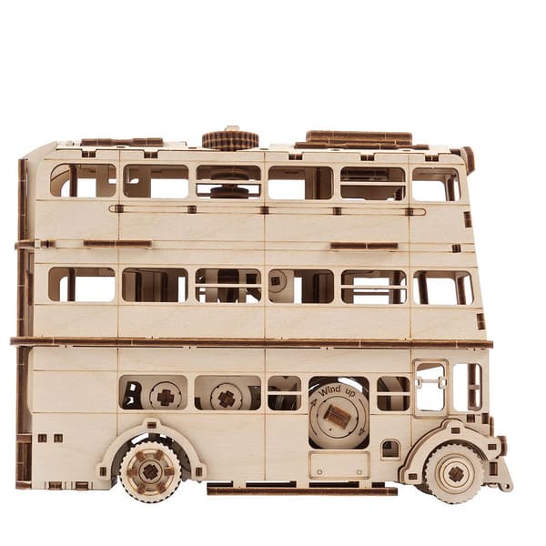 Ugears Knight Bus Puinen Mekaaninen Malli Kultainen
