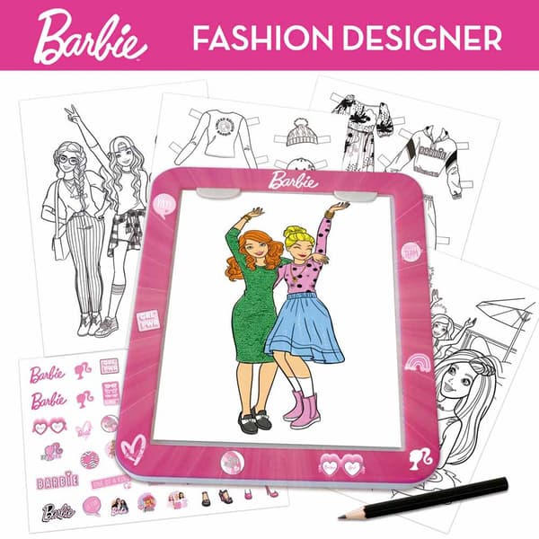 Educa Borras Gåde Mesa De Luz Barbie Rosa