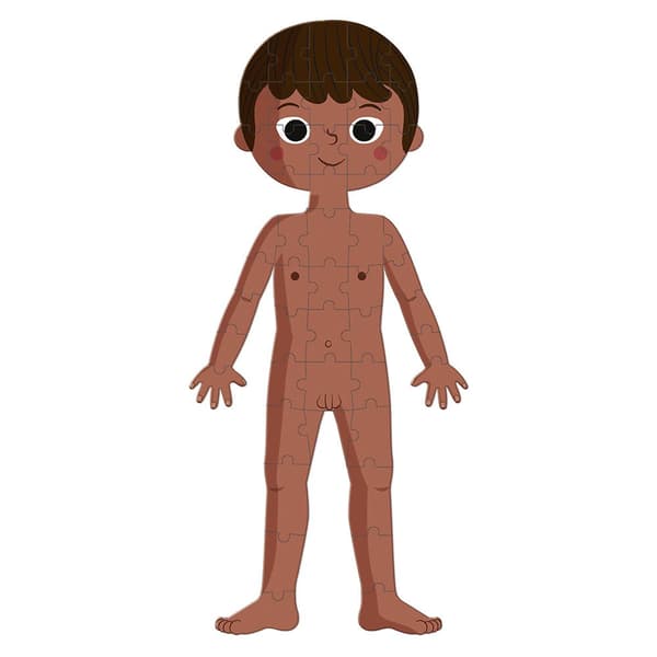Janod Educational Puzzle-human Body-50 75 100 Pieces Flerfärgad 100
