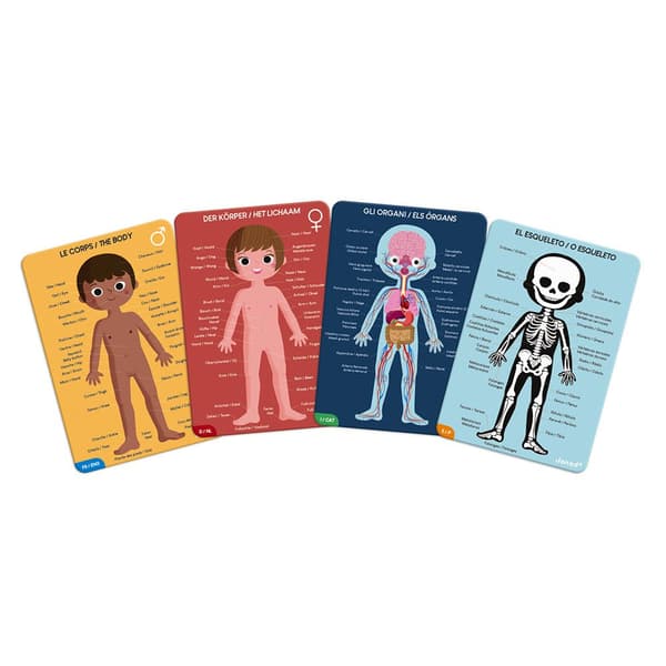 Janod Educational Puzzle-human Body-50 75 100 Pieces Flerfärgad 100