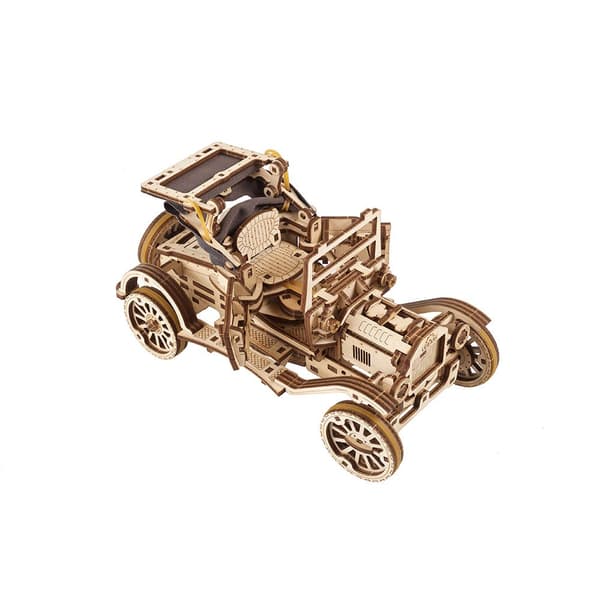 Ugears Retrocar Ugr-t Puinen Mekaaninen Malli Kultainen