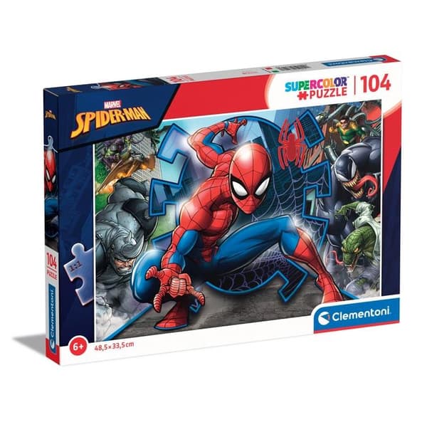 Puzzle 104 elementy Super Kolor - Spider-Man