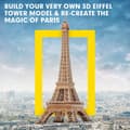 Miniatyrbillede 5 af 6: Puzzle 3D National Geographic Paryż Wieża Eiffla 80 elementów