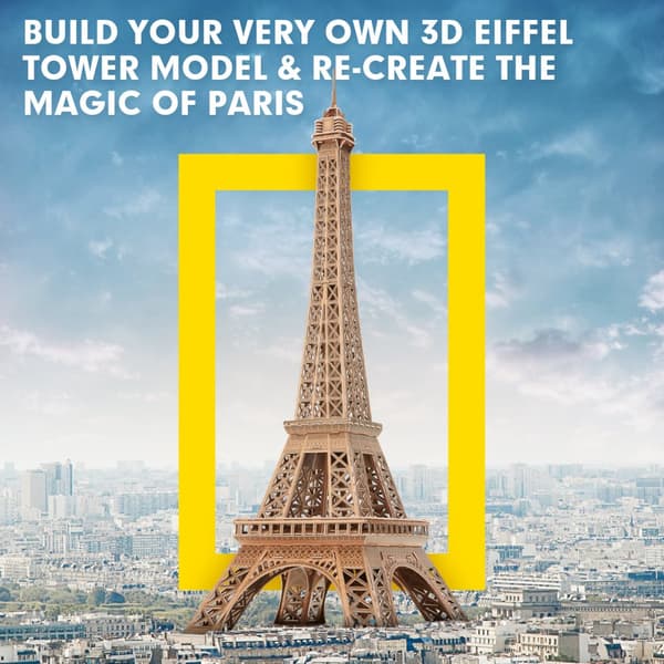 Puzzle 3D National Geographic Paryż Wieża Eiffla 80 elementów
