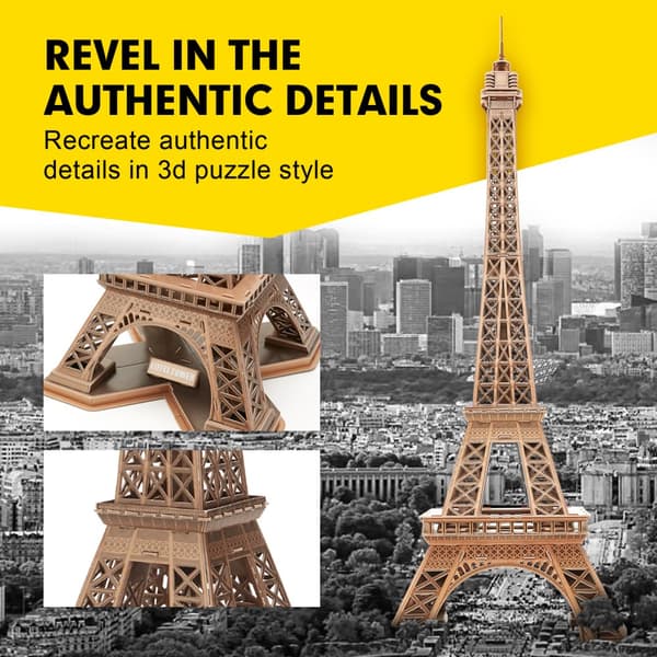 Puzzle 3D National Geographic Paryż Wieża Eiffla 80 elementów