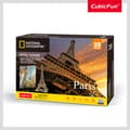 Miniatyrbillede 1 af 6: Puzzle 3D National Geographic Paryż Wieża Eiffla 80 elementów