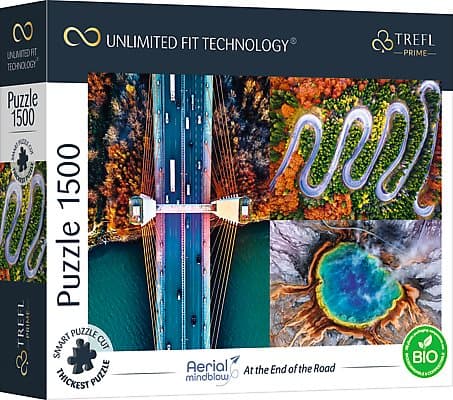 TREFL Prime Puzzle Aerial Mindblow Road, 1500 pcs