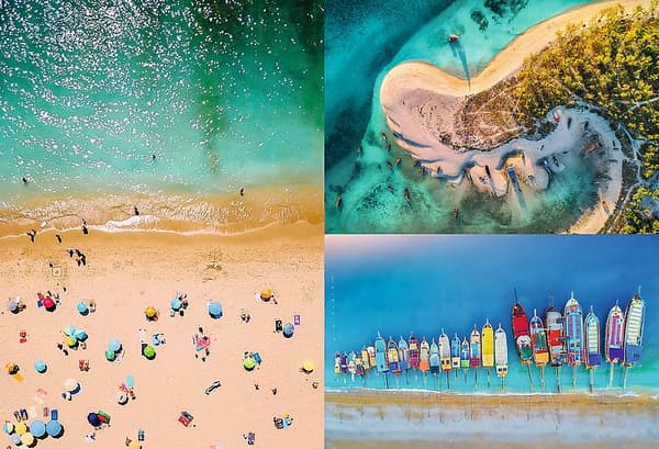 TREFL Prime Puzzle Aerial Mindblow Sea, 1500 pcs