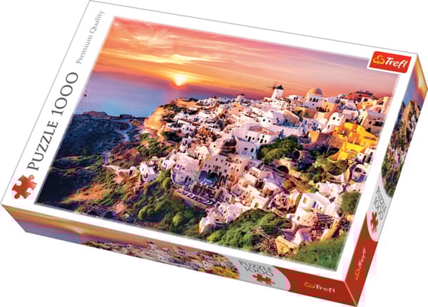 Puzzle - 1000 - Sunset over Santorini - 500 px - Trefl 10435
