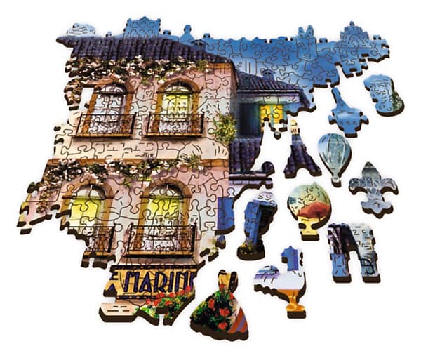 TREFL wooden puzzle French alley 1000 pcs