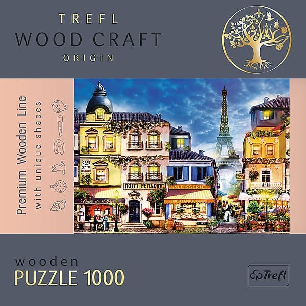 TREFL wooden puzzle French alley 1000 pcs