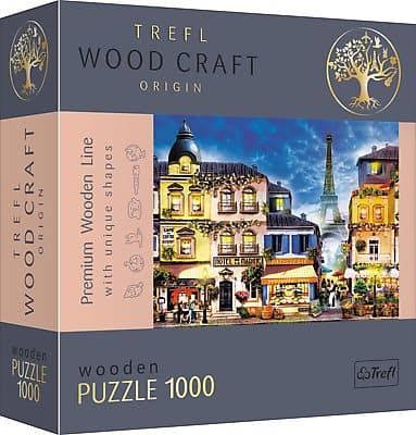 TREFL wooden puzzle French alley 1000 pcs